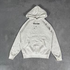 Glossier Pullover Hoodie Speckled White - Size: Small